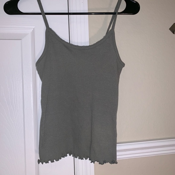 Olive green crop top - Picture 1 of 2